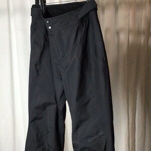 Black Ski Columbia Bottom Pants SIZE MEDIUM